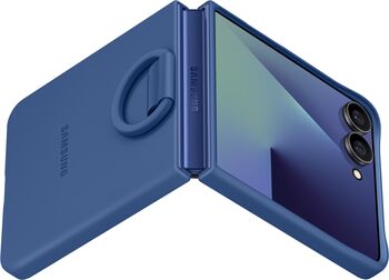 Samsung Galaxy Z Flip7 Sílíkon símahulstur - Blátt
