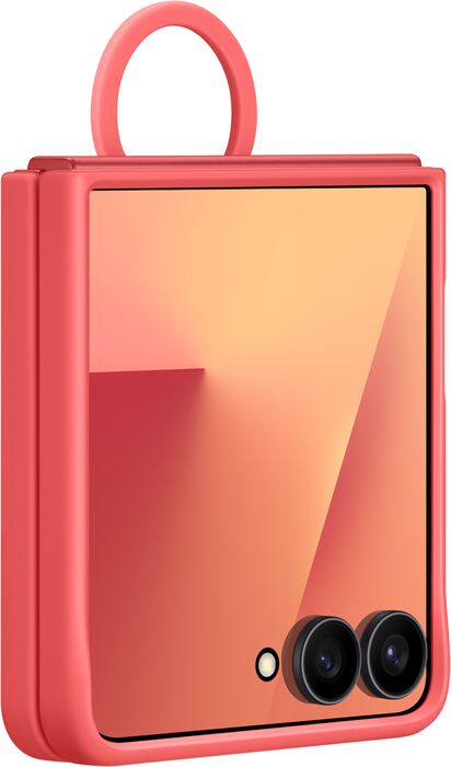 Samsung Galaxy Z Flip7 Sílíkon símahulstur - Rautt