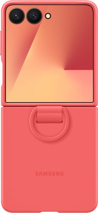 Samsung Galaxy Z Flip7 Sílíkon símahulstur - Rautt