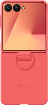Samsung Galaxy Z Flip7 Sílíkon símahulstur - Rautt
