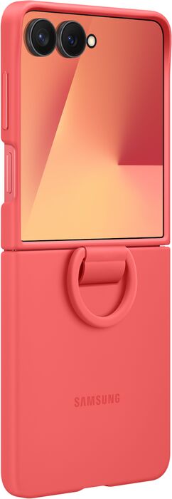 Samsung Galaxy Z Flip7 Sílíkon símahulstur - Rautt