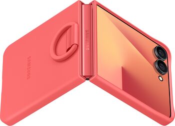 Samsung Galaxy Z Flip7 Sílíkon símahulstur - Rautt