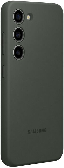 Samsung S23+ silíkon símahulstur - Grænt 