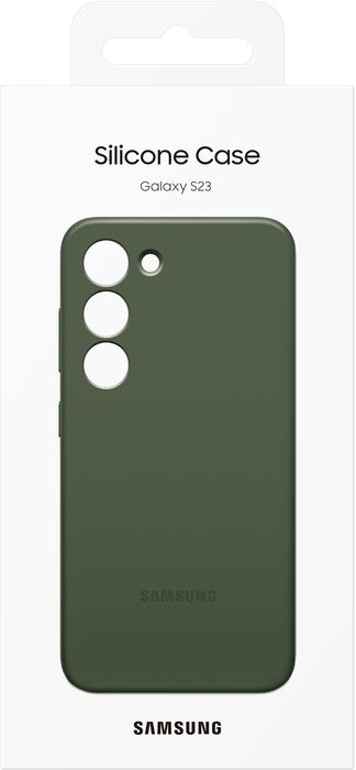 Samsung S23+ silíkon símahulstur - Grænt 