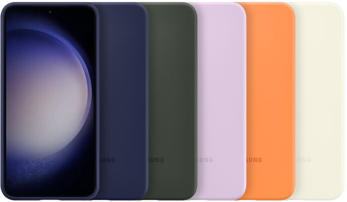 Samsung S23+ silíkon símahulstur - Grænt 