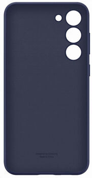 Samsung S23+ silíkon símahulstur - Dökkblátt 
