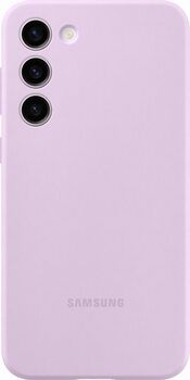 Samsung S23+ silíkon símahulstur - Lillablátt 