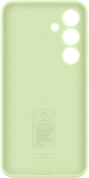 Samsung Galaxy S24 sílikon símahulstur - Ljósgrænt