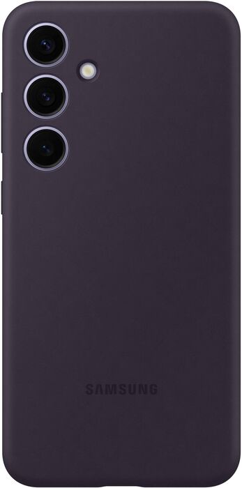 Samsung Galaxy S24+ sílikon símahulstur - Dökkfjólublátt