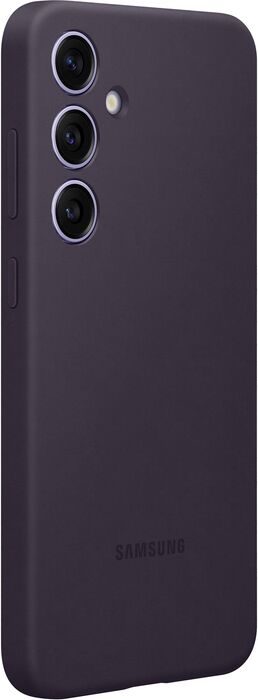 Samsung Galaxy S24+ sílikon símahulstur - Dökkfjólublátt