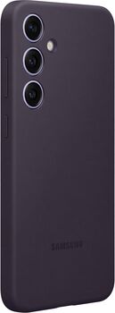 Samsung Galaxy S24+ sílikon símahulstur - Dökkfjólublátt