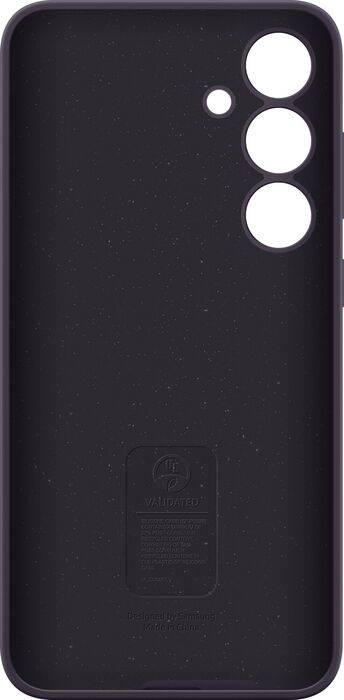 Samsung Galaxy S24+ sílikon símahulstur - Dökkfjólublátt