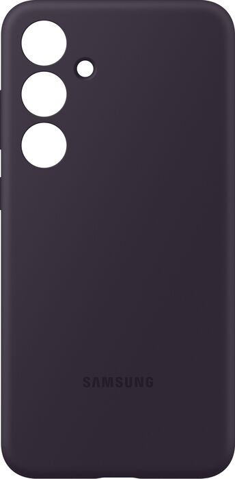 Samsung Galaxy S24+ sílikon símahulstur - Dökkfjólublátt