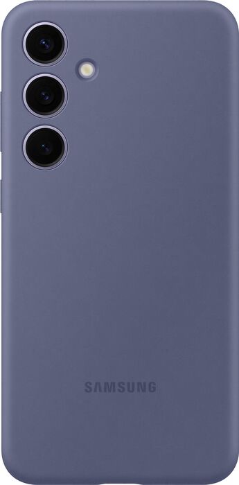 Samsung Galaxy S24+ sílikon símahulstur - Fjólublátt