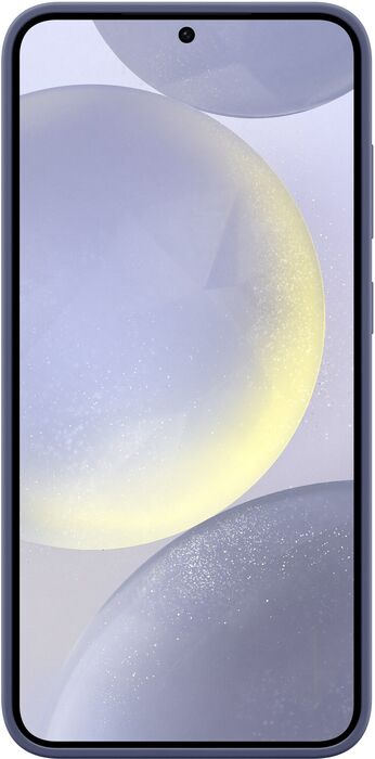 Samsung Galaxy S24+ sílikon símahulstur - Fjólublátt