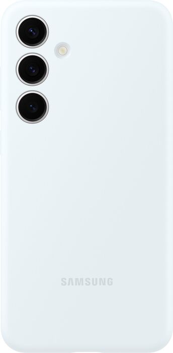 Samsung Galaxy S24+ sílikon símahulstur - Hvítt
