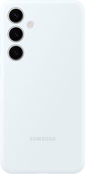 Samsung Galaxy S24+ sílikon símahulstur - Hvítt