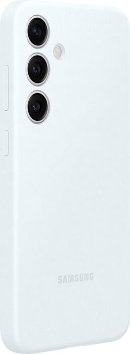 Samsung Galaxy S24+ sílikon símahulstur - Hvítt