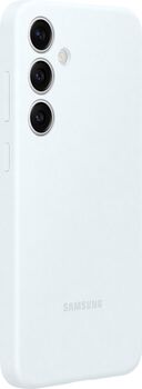 Samsung Galaxy S24+ sílikon símahulstur - Hvítt