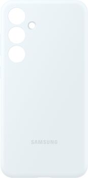 Samsung Galaxy S24+ sílikon símahulstur - Hvítt