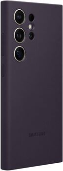 Samsung Galaxy S24 Ultra sílikon símahulstur - Dökkfjólublátt