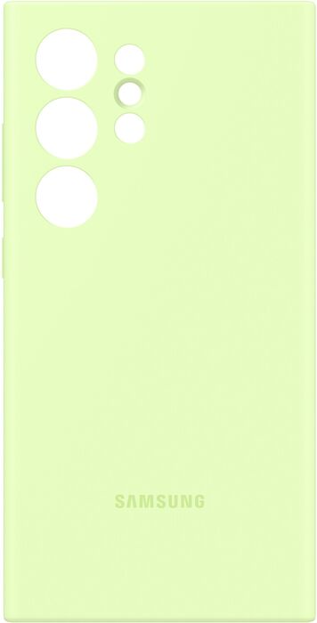 Samsung Galaxy S24 Ultra sílikon símahulstur - Ljósgrænt