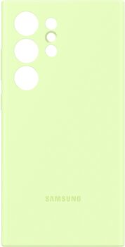 Samsung Galaxy S24 Ultra sílikon símahulstur - Ljósgrænt