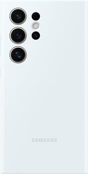 Samsung Galaxy S24 Ultra sílikon símahulstur - Hvítt