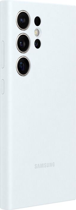 Samsung Galaxy S24 Ultra sílikon símahulstur - Hvítt