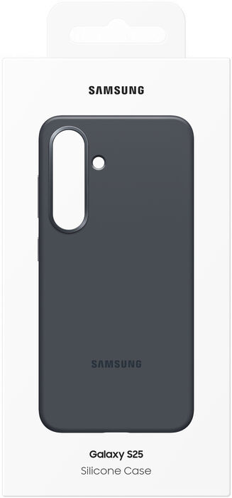 Samsung Galaxy S25 sílikon símahulstur - Svart