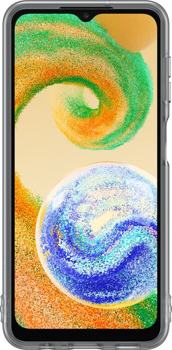 Samsung Galaxy A04s Soft Clear símahulstur - Svart