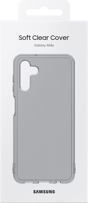 Samsung Galaxy A04s Soft Clear símahulstur - Svart