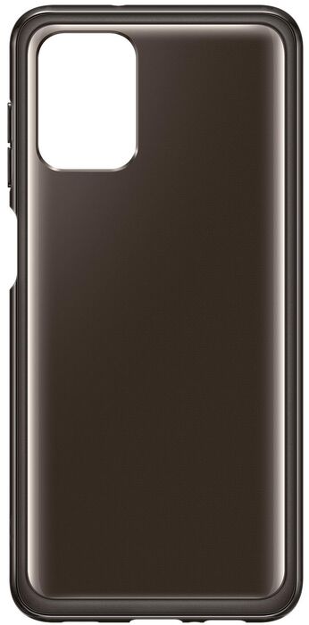 Samsung Galaxy A12 Soft Clear símahulstur - Svart
