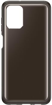 Samsung Galaxy A12 Soft Clear símahulstur - Svart