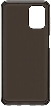 Samsung Galaxy A12 Soft Clear símahulstur - Svart