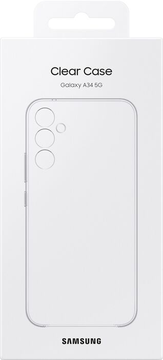 Samsung Galaxy A34 Clear símahulstur - Glært 
