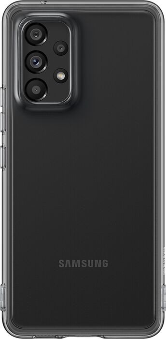 Samsung A53 Soft Clear símahulstur - Svart