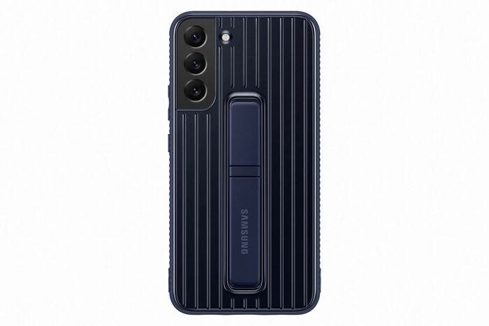 Samsung Galaxy S22+ varnarsímahulstur með standi - Blátt