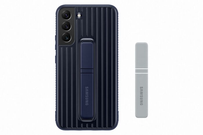 Samsung Galaxy S22+ varnarsímahulstur með standi - Blátt