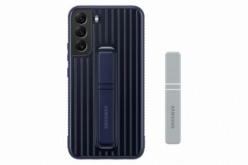 Samsung Galaxy S22+ varnarsímahulstur með standi - Blátt