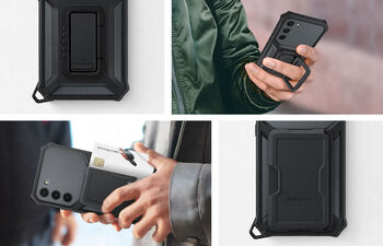Samsung S23 Rugged símahulstur - Grátt 