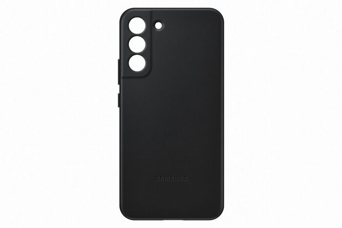 Samsung Galaxy S22+ leðursímahulstur - Svart