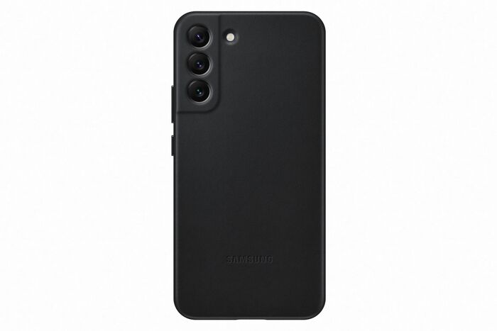 Samsung Galaxy S22+ leðursímahulstur - Svart