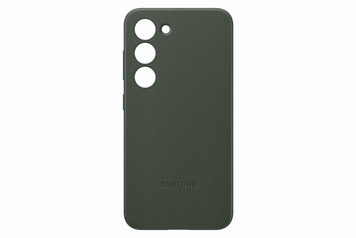 Samsung Galaxy S23 leðursímahulstur - Grænt 