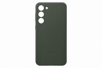 Samsung Galaxy S23+ leðursímahulstur - Grænt 