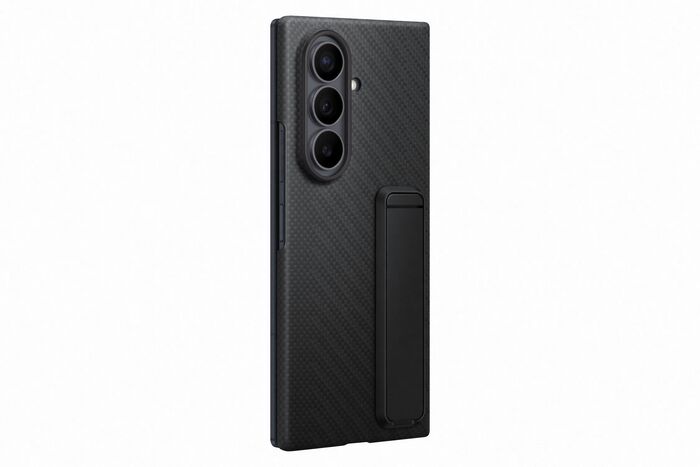 Samsung Galaxy Z Fold8 Ultra Carbon hulstur með standi - Svart