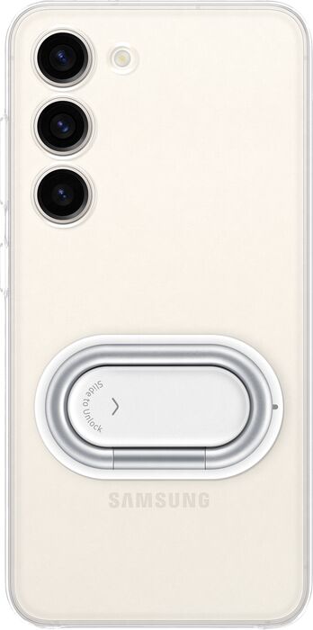 Samsung Galaxy S23 símahulstur með standi - Glært 