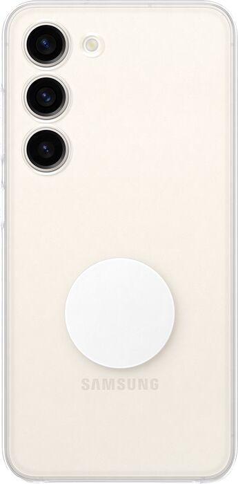 Samsung Galaxy S23 símahulstur með standi - Glært 