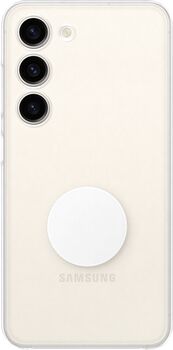 Samsung Galaxy S23 símahulstur með standi - Glært 