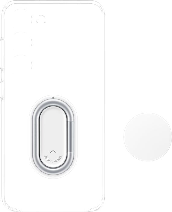 Samsung Galaxy S23 símahulstur með standi - Glært 